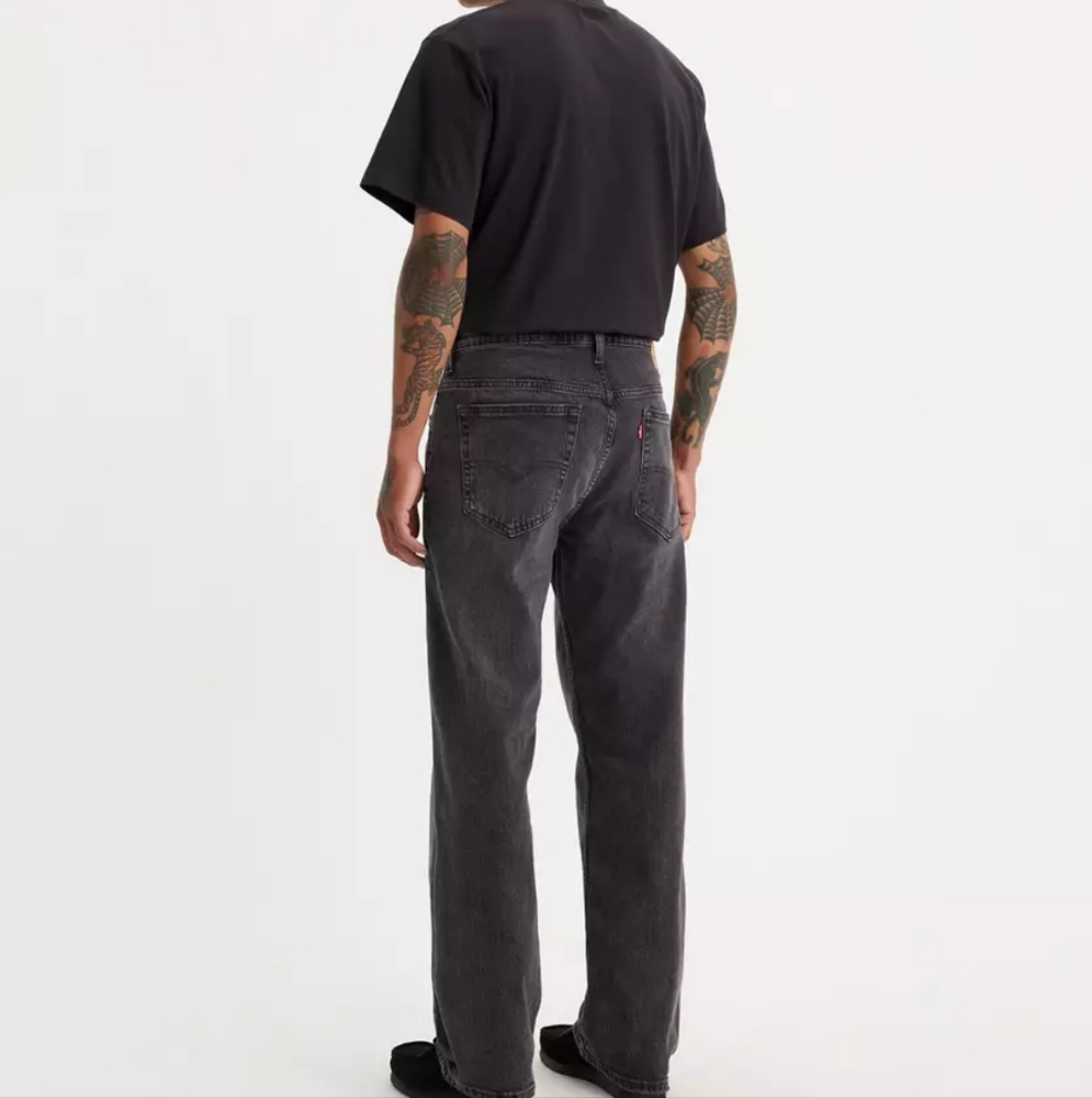 Levi's 569 Black Straight-Leg Jeans Classic Fit